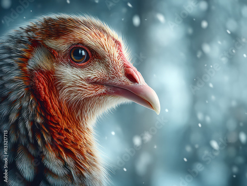 Turkey in the snow