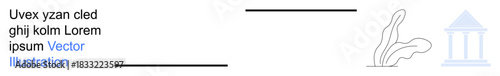 Visual communication, editorial design, branding, modern layouts, digital media, abstract art. Minimalist elements include text, organic lines and architectural shapes. Visual communication