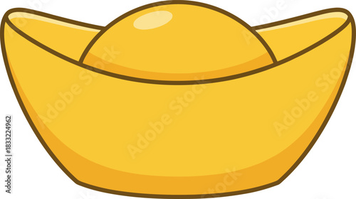 Golden sycee shines brightly, symbolizing wealth and prosperity during Chinese New Year celebrations, evoking feelings of good fortune and abundance.