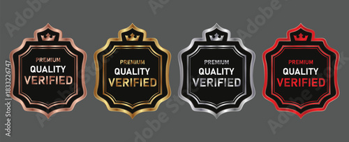 Premium Quality Verified Badge Vector