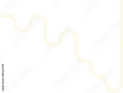 Sequential chevrons generate a flow stream marked by fluid contours shaping a continuous directional trail.
