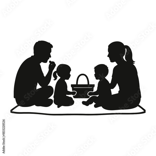 A heartwarming illustration depicting a loving family with parents and their young son showcasing a moment of connection and togetherness perfect for celebrating family bonds and childhood memories