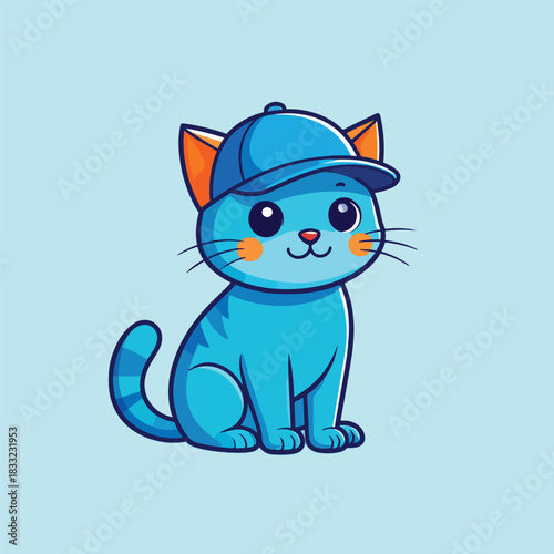 Cute Baby Cat Vector Illustrations