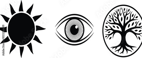 World Sight Day design, vision awareness poster, eye health graphic, globe in glasses illustration, optometry artwork, international eye care campaign image