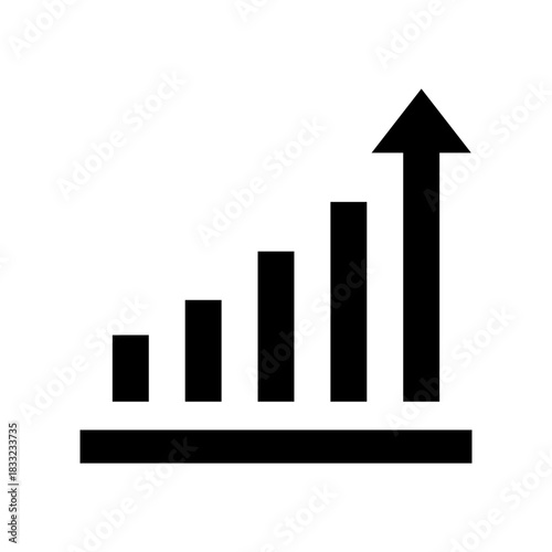 business growth chart icon