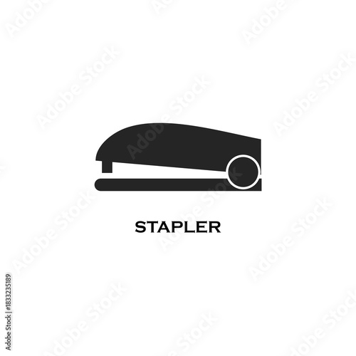 Office stapler icon isolated on white background