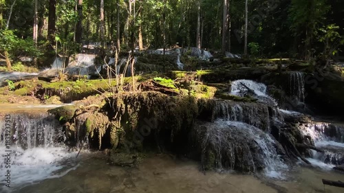 Mokokawa waterfall luwuk banggai, central sulawesi, indonesia
