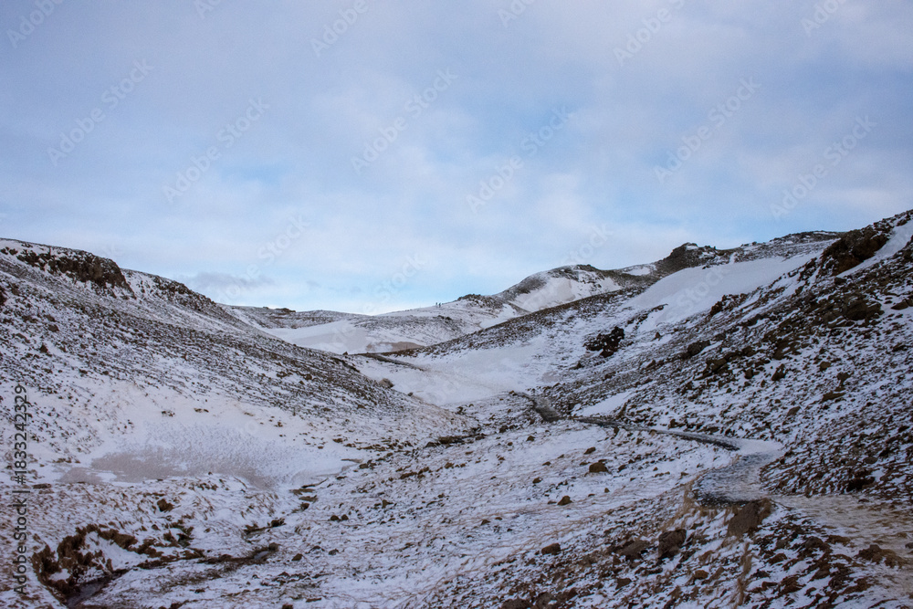 Obraz premium hiking in Iceland