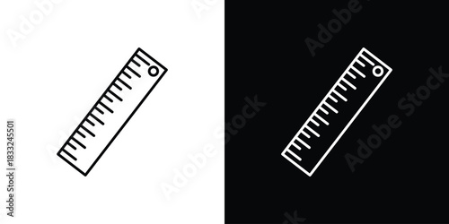 Ruler icons vector template, EPS 10 for design