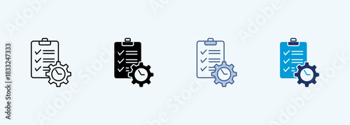 schedule multiple style icon