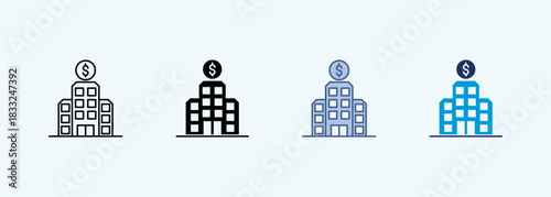 business firm multiple style icon