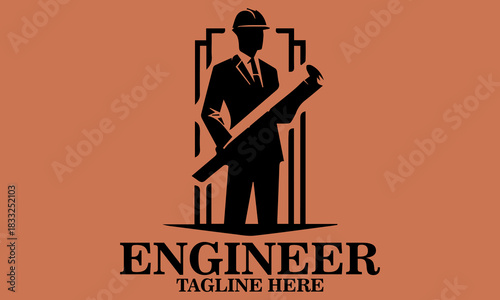 Engineer logo icon. Engineer vector illustration