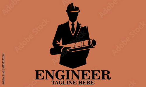 Engineer logo icon. Engineer vector illustration