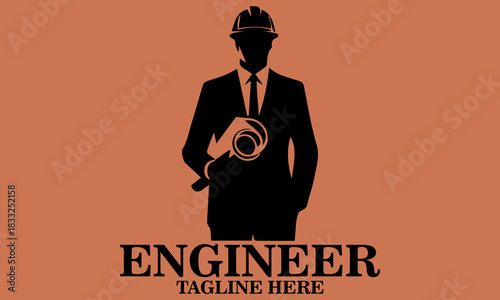 Engineer logo icon. Engineer vector illustration