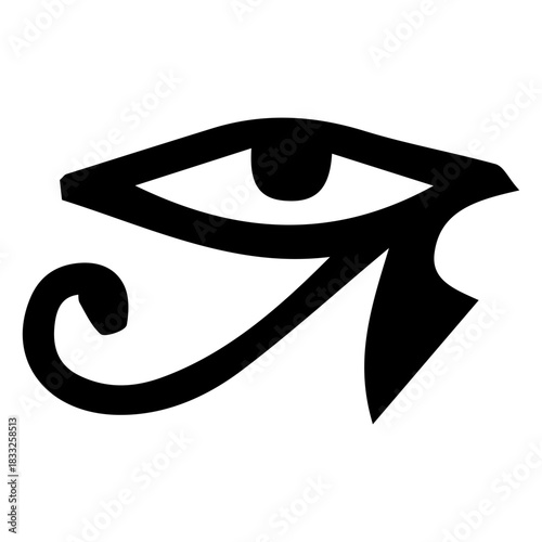 Buddhist eye of horus icon