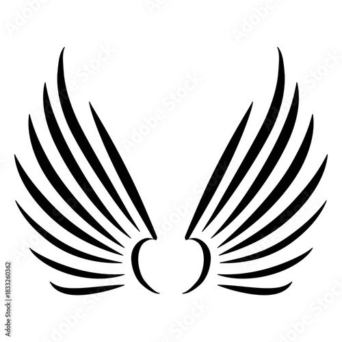 Sharp rising wings stroke