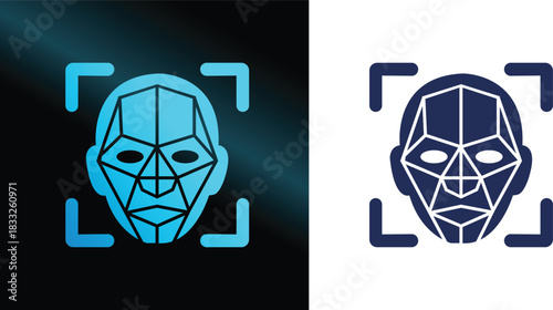 Facial recognition icon