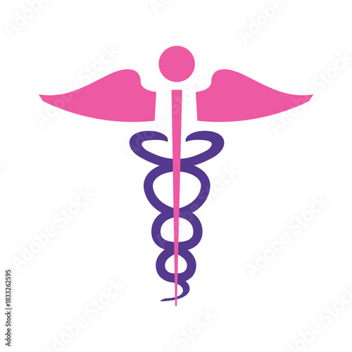 Caduceus medical sign