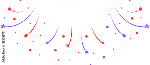 Abstract colorful fireworks explosion silhouette bursting with vibrant orange blue and yellow shapes against a light background perfect for celebratory designs and festive backgrounds, presented as.