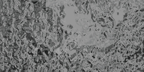 Abstract grayscale organic texture with fluid-like patterns and mottled surface creating a visually complex and textured background for design applications
