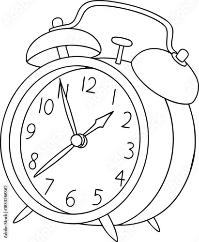 alarm clock vector illustration