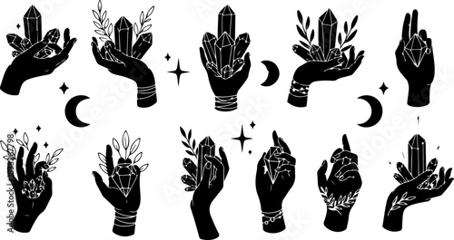 Mystic Moon Crystal Sacred Symbols Mega Bundle