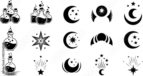 Mystic Moon Crystal Sacred Symbols Mega Bundle