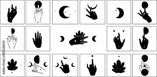 Mystic Moon Crystal Sacred Symbols Mega Bundle