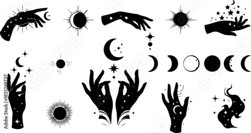 Mystic Moon Crystal Sacred Symbols Mega Bundle