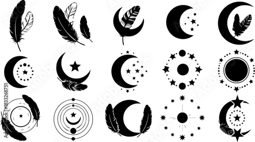 Mystic Moon Crystal Sacred Symbols Mega Bundle