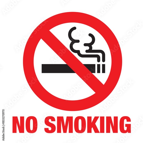 禁煙マーク（NO SMOKING）サイン
