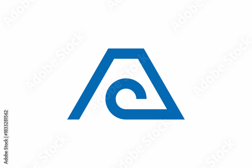 Letter A Wave Logo 