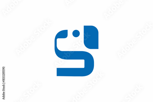 Letter S Dog Logo 