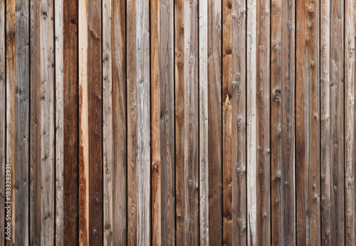 Braune Bretterwand