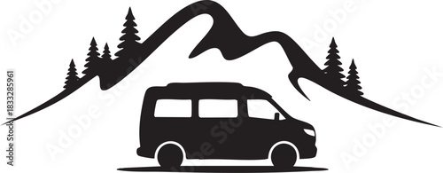 camping in the mountains