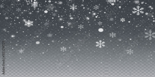 Blue winter night snowfall pattern: rain drops on window light texture illustration