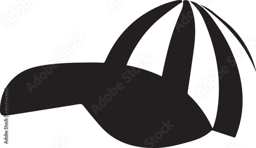 Referee Cap Silhouette Vector EPS, Sports Icon Clipart,Referee headwear 