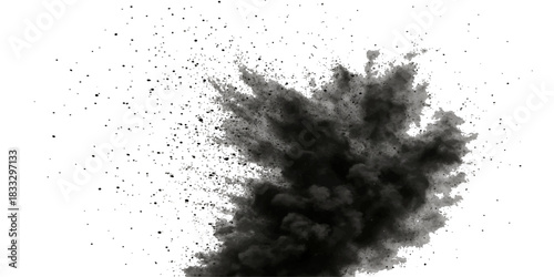 A grunge black ink splash vector illustration pattern with paint splat and liquid drop texture elements