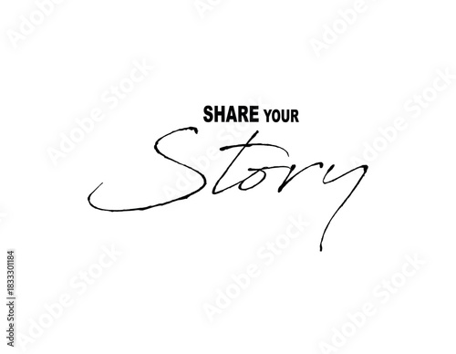 share your story text