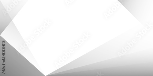 White and gray minimalist frame modern background with white space for text and message. template design	