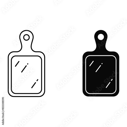 Outline and Silhouette Cutting Boards kitchen utensil