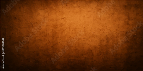 Vintage brown wooden wall texture background with aged rough parchment design surface