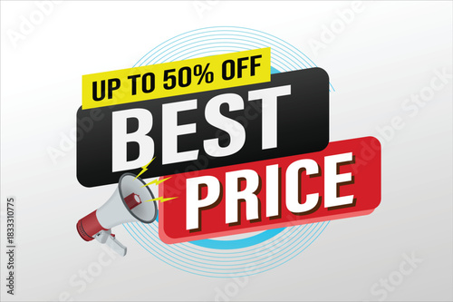 best price poster banner graphic design icon logo sign symbol social media website coupon

