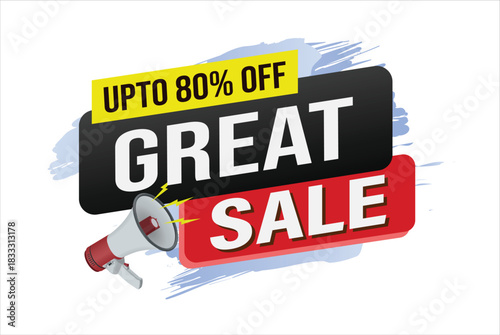 great sale offer poster banner graphic design icon logo sign symbol social media website coupon

