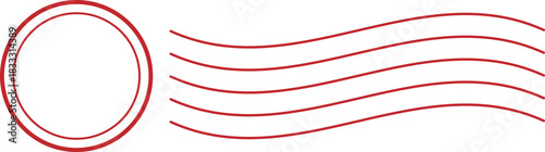 우표-도장-우편-우편소인-소인도장-우편도장-우표 스탬프-물결 소인