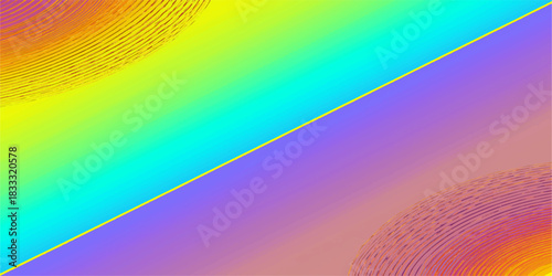 Dual Spectrum Interference: A radiant diagonal divide separates swirling waveforms of warm and cool gradients, evoking balance, contrast, and the pulse of abstract energy.