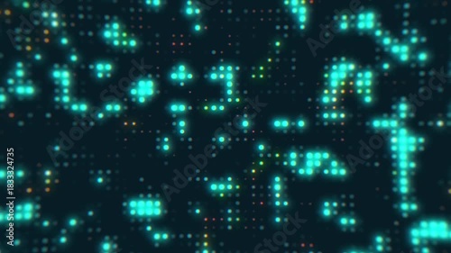 4K Colorful Animated Digital Background Footage | 4K digital abstract background | vibrant tech animation | colorful motion graphics | futuristic loops | dynamic gradient footage