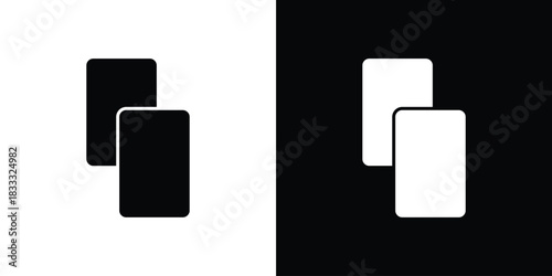 Copy icons. Vector Template Illustration Symbol Pixels Perfect