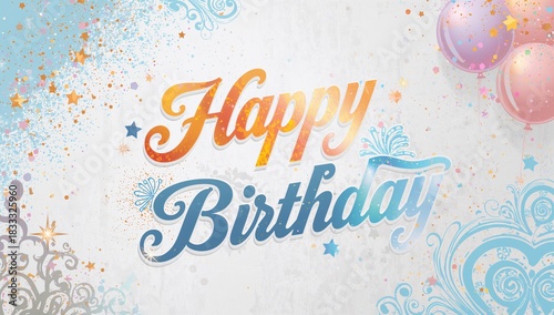 Celebrate a Joyful Birthday With Colorful Decorations and Festive Designs
