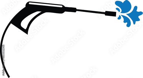 unique Pressure washing gun icon